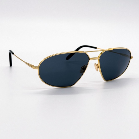 NEW TOM FORD BRADFORD TF771 30A UNISEX SUNGLASSES FT0771/S GOLD GREY EYEWEAR - Picture 4 of 8